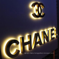 Stainless Steel Backlit Logo Sign LED Letter Light Business Signage